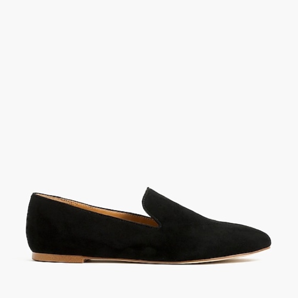 J.Crew Tan Suede Smoking Shoe